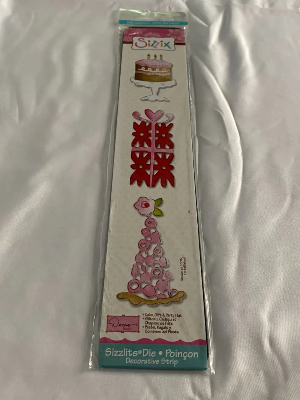 Sizzix Sizzlits Cake Gift Party Hat Dena Designs Decorative Strip Die
